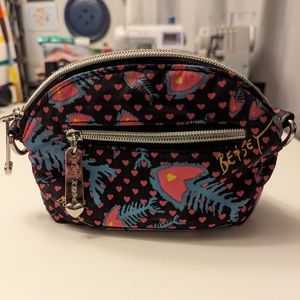 Betsey Johnson small pouch - fish print